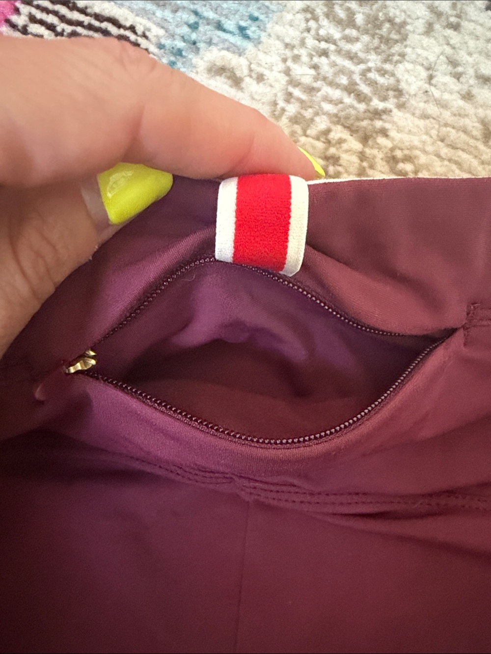 Tracksmith Women's Maroon Performance Run Shorts Large - Picture 6 of 11